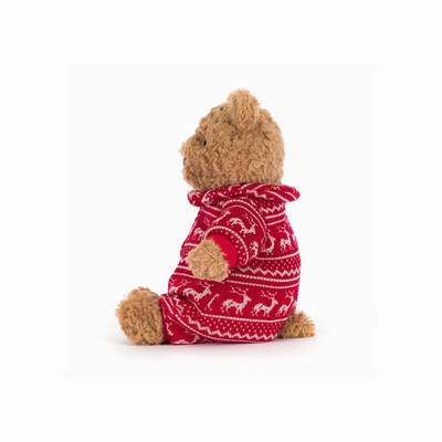 Jellycat Bartholomew Winter Pyjamas Bear New Zealand | BWCDP4596